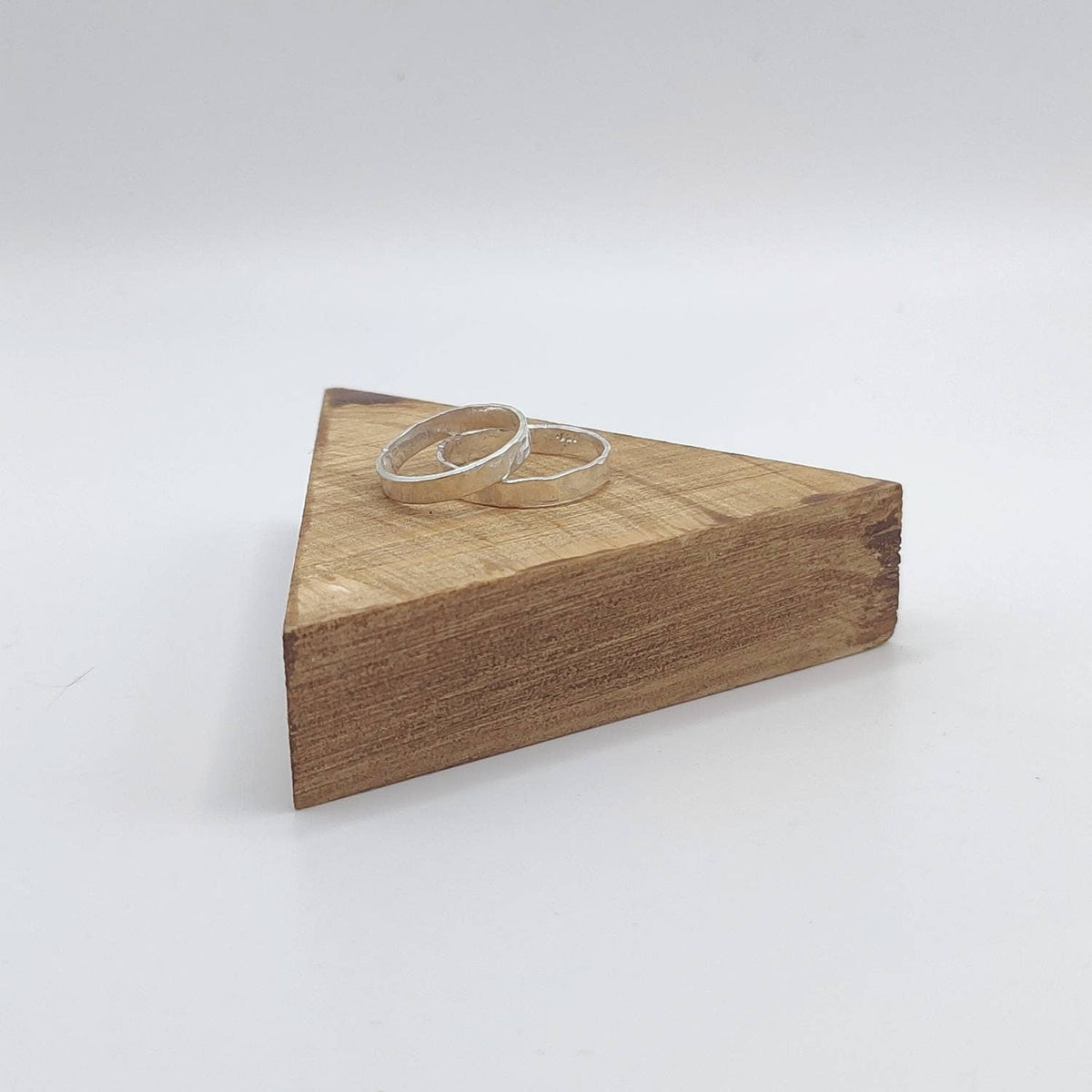 Eco Silver Hammered Ring