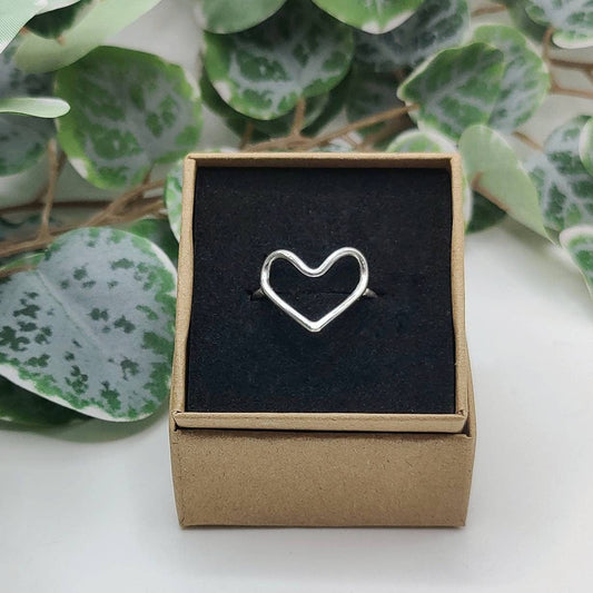 Silver Heart Ring