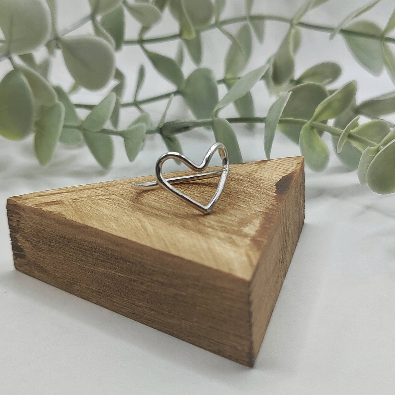 Silver Heart Ring